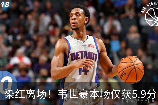 染红离场！韦世豪本场仅获5.9分全场最低，被吧友打出4.6的评分
