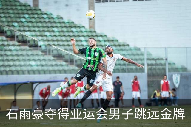 石雨豪夺得亚运会男子跳远金牌